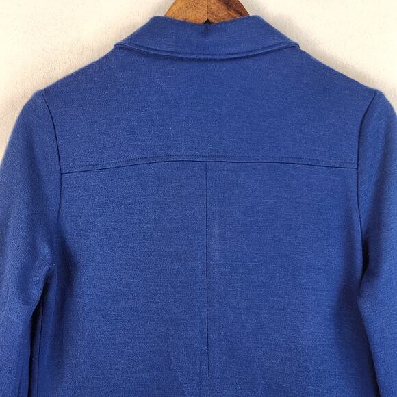 Vintage Russ Merino Wool Caridgan with Patch Pockets Pointed Collar Woman’s SZ L - Picture 7 of 13